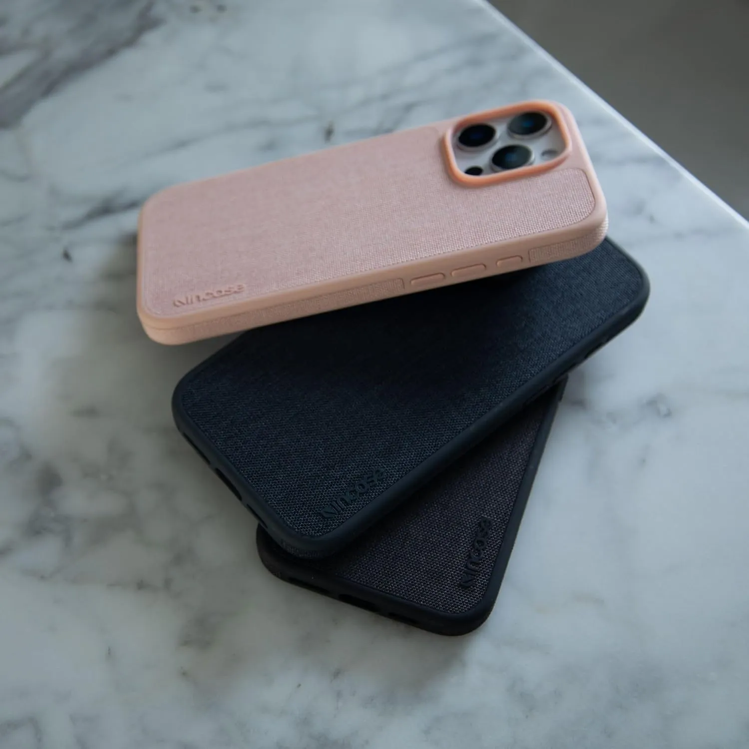 Incase ICON Case with Woolenex & MagSafe for iPhone 16 Pro Max - Durable, Stylish, Protective, Lightweight, Water-Resistant, Scratch-Resistant with Wireless Magsafe Charging - Graphite Woolenex