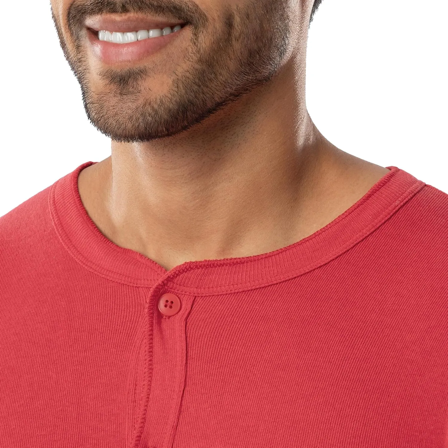 Indera Men's Cotton Rib Knit Union Suit