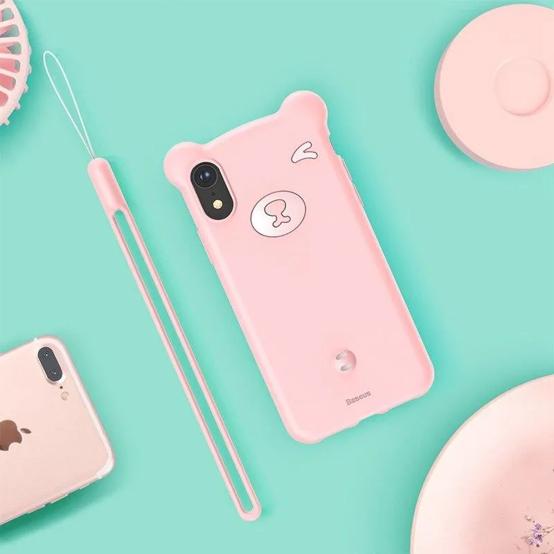 Ip5.8/6.1/6.5 inch bear silicone case  | IPhone