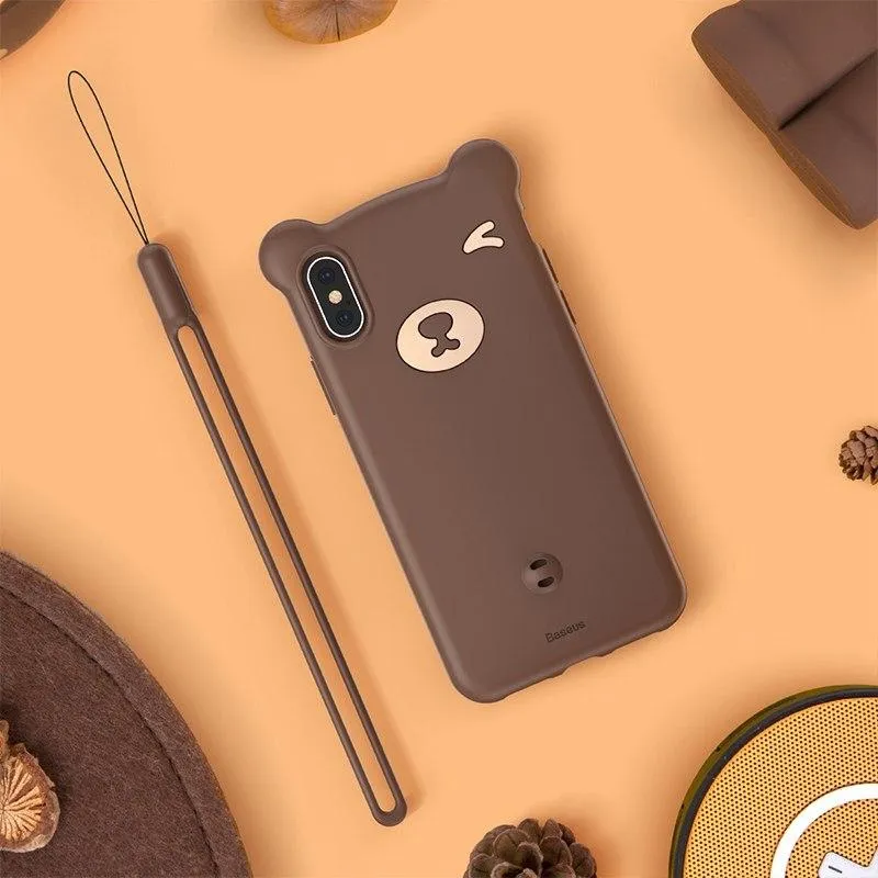 Ip5.8/6.1/6.5 inch bear silicone case  | IPhone