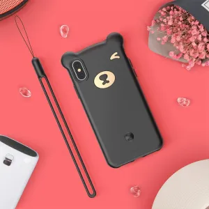 Ip5.8/6.1/6.5 inch bear silicone case  | IPhone