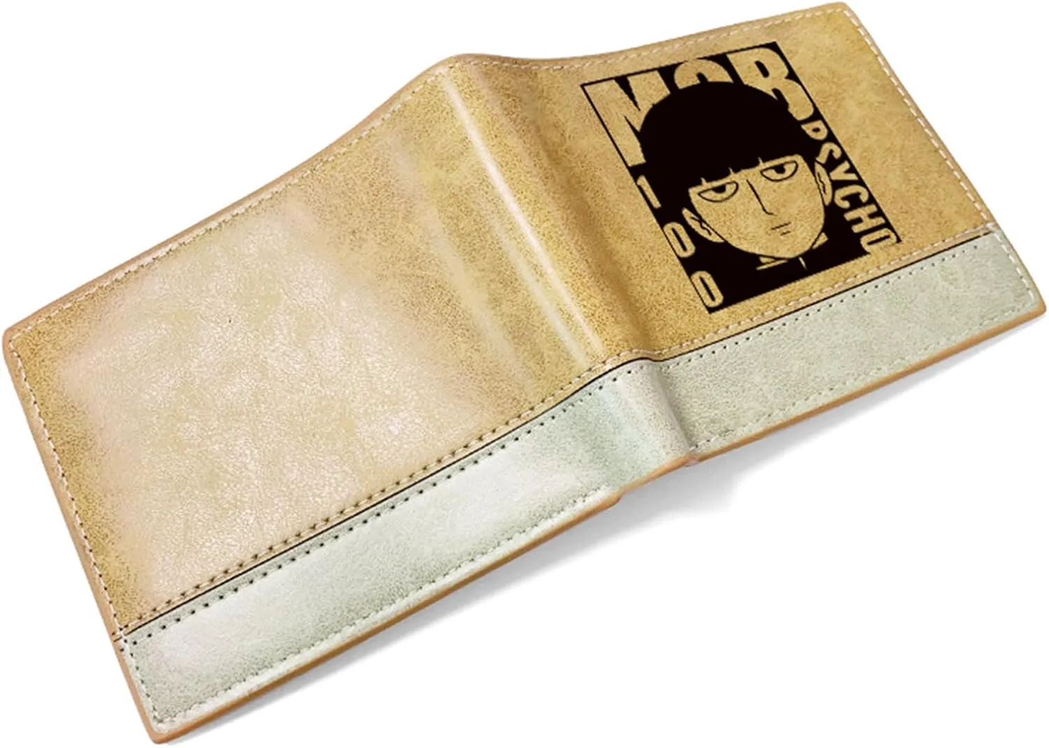 ISaikoy Anime Mob Psycho 100 Wallet Bifold Credit Card Passport ID Card Holder 2