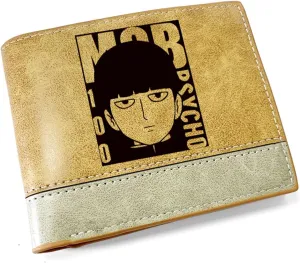 ISaikoy Anime Mob Psycho 100 Wallet Bifold Credit Card Passport ID Card Holder 2
