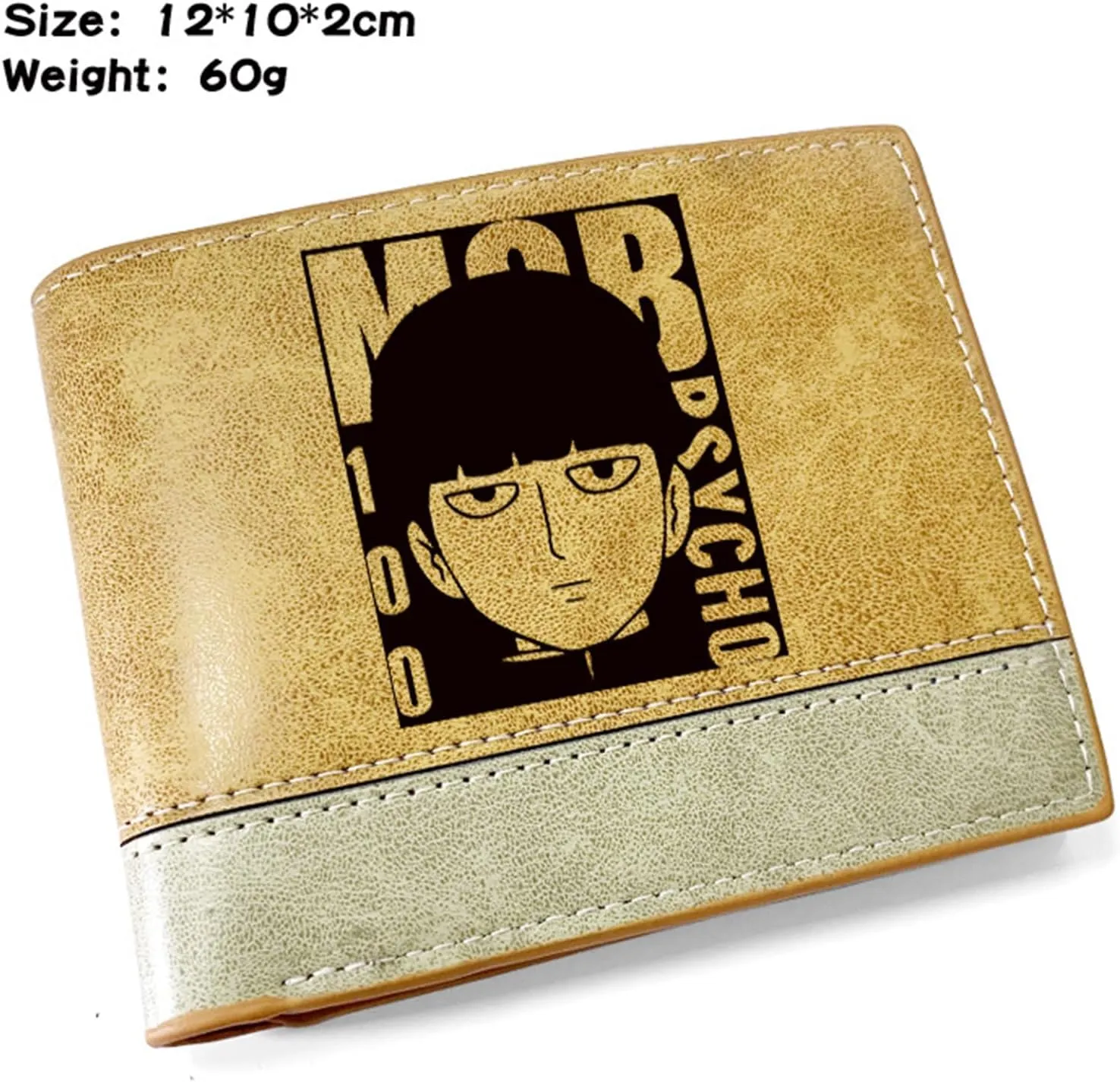 ISaikoy Anime Mob Psycho 100 Wallet Bifold Credit Card Passport ID Card Holder 2