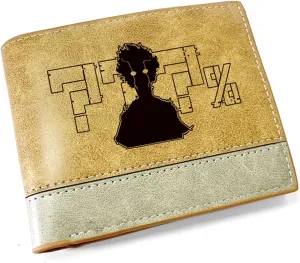 ISaikoy Anime Mob Psycho 100 Wallet Bifold Credit Card Passport ID Card Holder 3