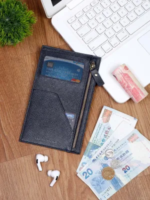 Italian Saffiano Leather Passport Holder With RFID Protection