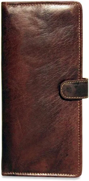 Jack Georges Voyager Travel Wallet #7729 (Brown)