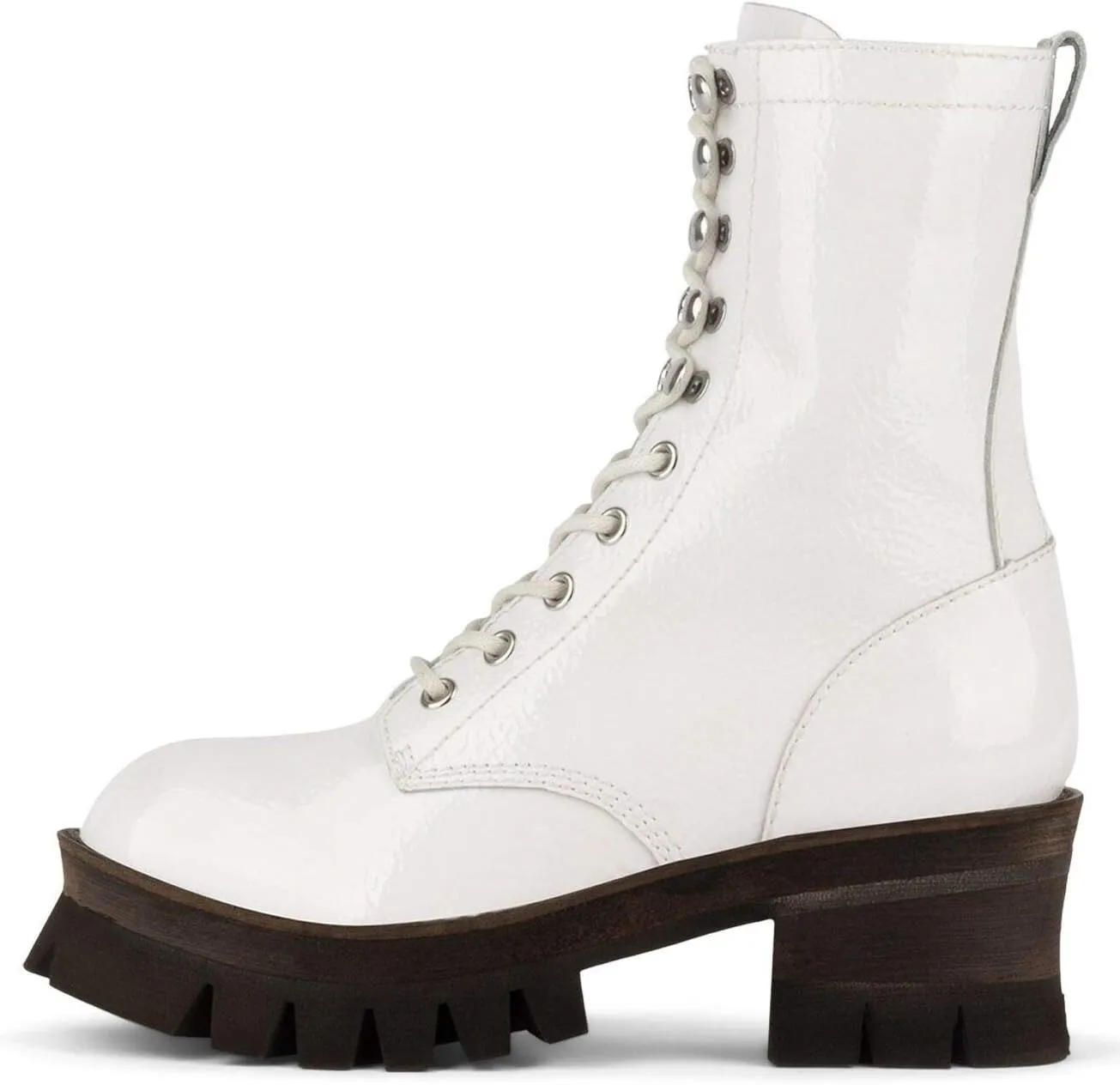 Jeffrey Campbell Sycamore Boots White Crinkle