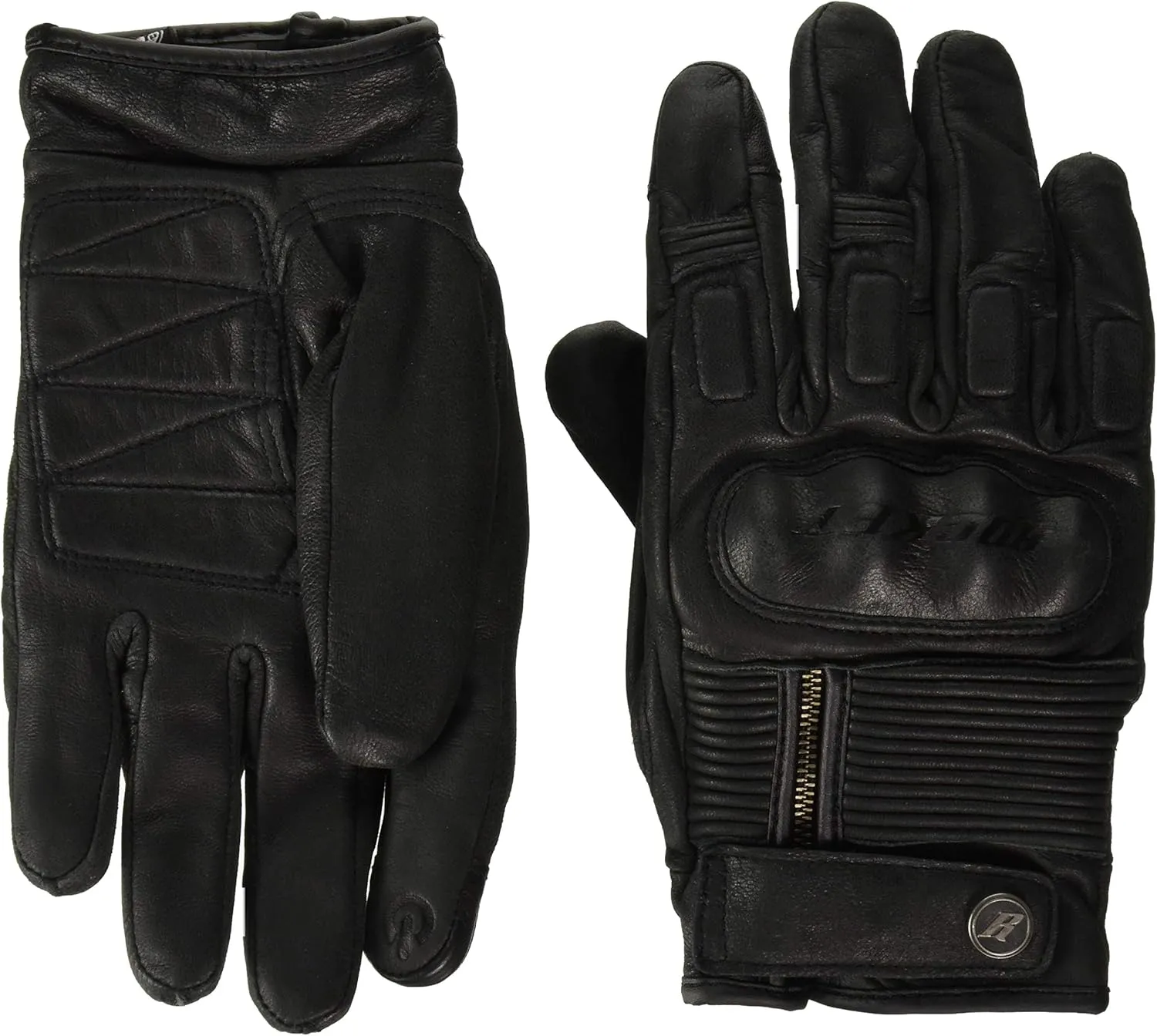 Joe Rocket 1958-1003 Men's Briton Motorcycle Glove (Black, Medium)