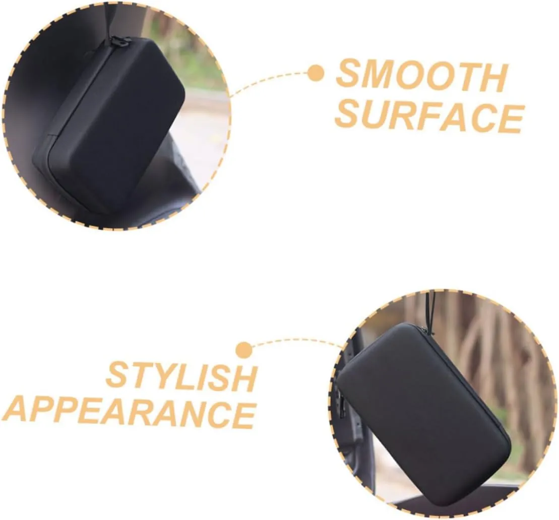 KESYOO 1set Electric Vehicle Charger Case Hard Shell Organizer Bag for Bike Accessories Portable Storage for Chargers and Cables Durable and Impact Resistant Design for Bicycles and 2pcs