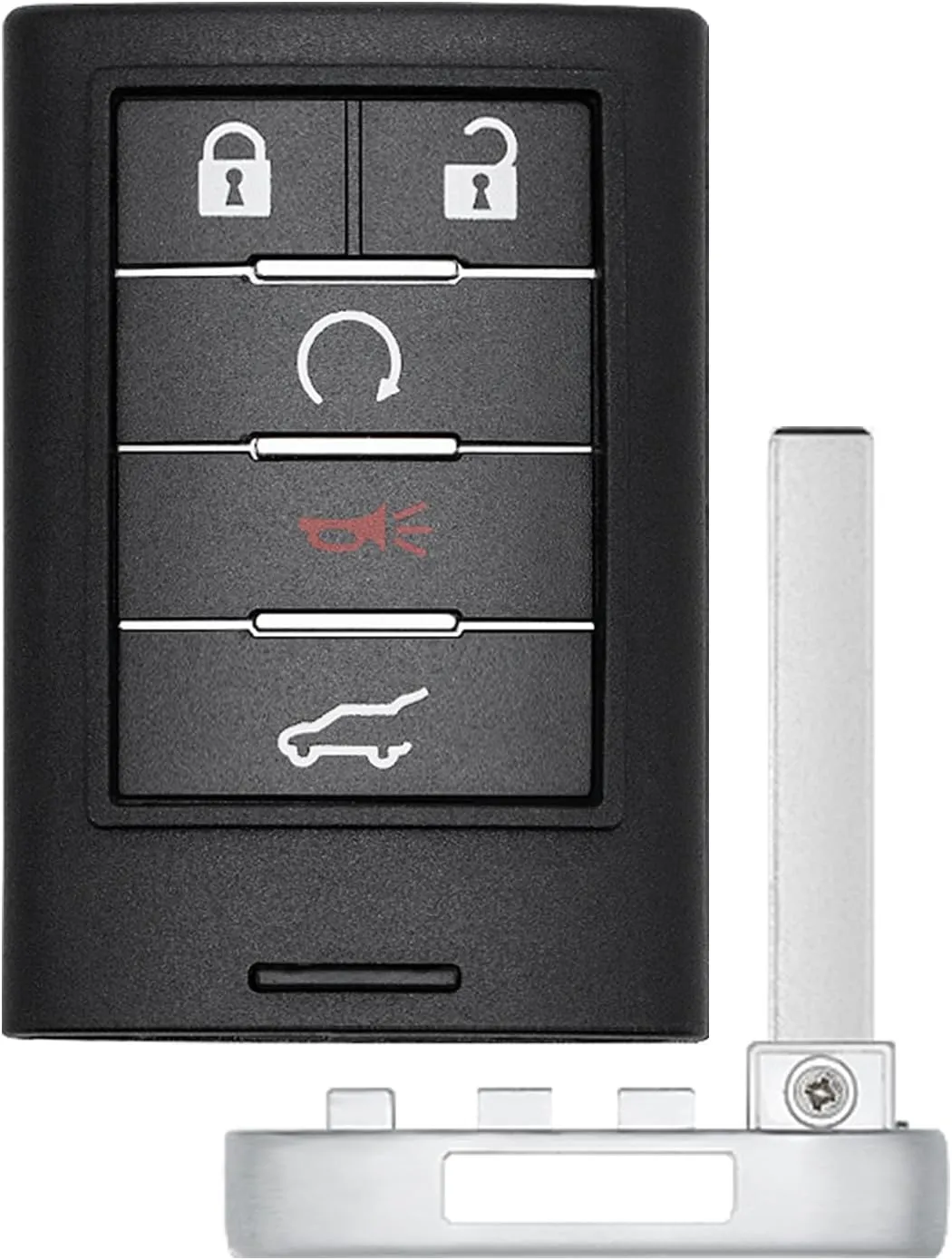 Key Fob Replacement for 2010-2015 Cadillac SRX/ 13-14 ATS XTS/ 14-15 ELR Car Keyless Entry Remote Control, NBG009768T, 5 Buttons