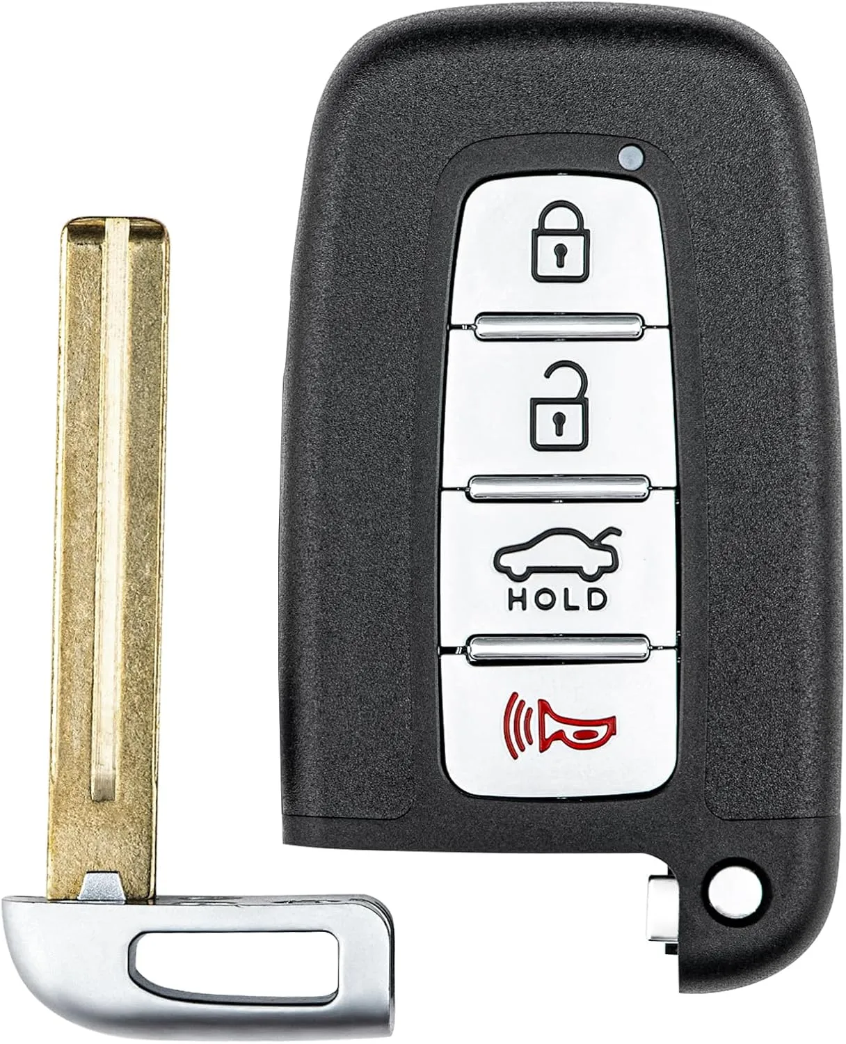 Key Fob Replacement for 2011-2015 Hyundai Azera Sonata/ 12-14 Equus/ 12 13 Elantra Sedan/ 09-13 Genesis Sedan/ 09-13 Kia Optima/ 10-12 Borrego/ 11-13 Forte Sorento/ 11-14 Rio, SY5HMFNA04, 4 Btn
