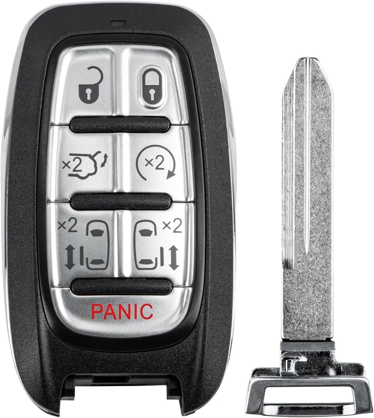 Key Fob Replacement for 2017-2021 Chrysler Pacifica/ 2020 2021 Voyager Car Keyless Entry Remote Control, M3N-97395900, 7 Btn