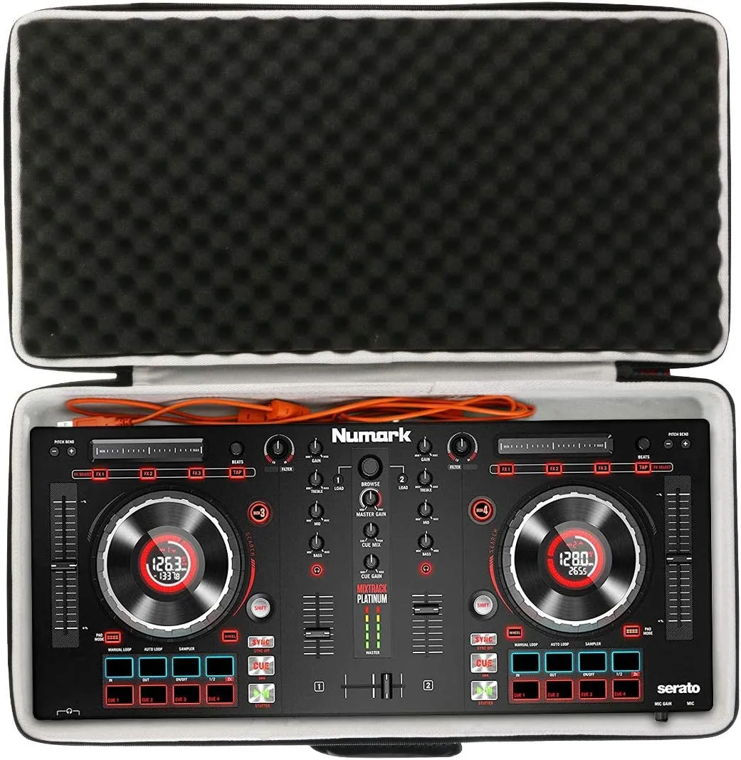 khanka Hard Travel Case Replacement for Numark Mixtrack Platinum FX/Pro 3 | USB DJ Controller