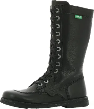 Kickers Girl's Meetkiknew Slouch Boots, Black, 6 us