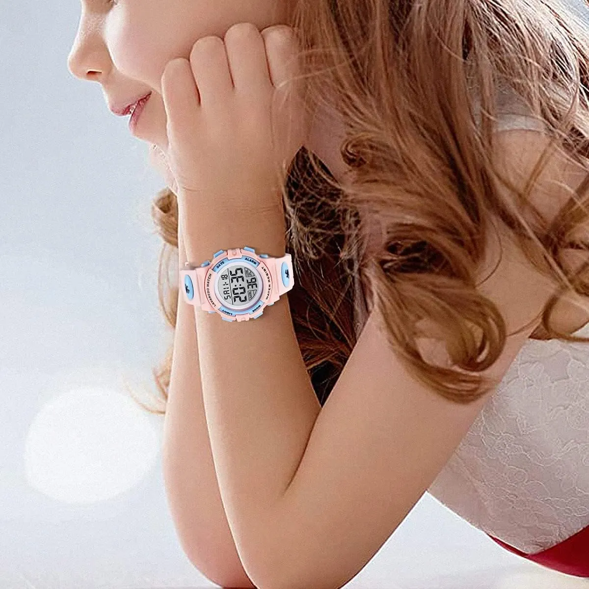 Kids Watch,Boys Watch for 3-12 Year Old Boys,Digital Sport Outdoor Multifunctional Chronograph LED 50 M Waterproof Alarm Calendar Analog Watch for Children with Silicone Band