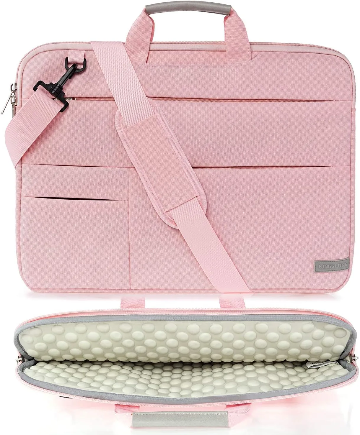 KINGSLONG Laptop Bag, Laptop Case Sleeve with strap, Laptop Case Bag Lightweight Slim Computer Bag Notebook Carrying Cover