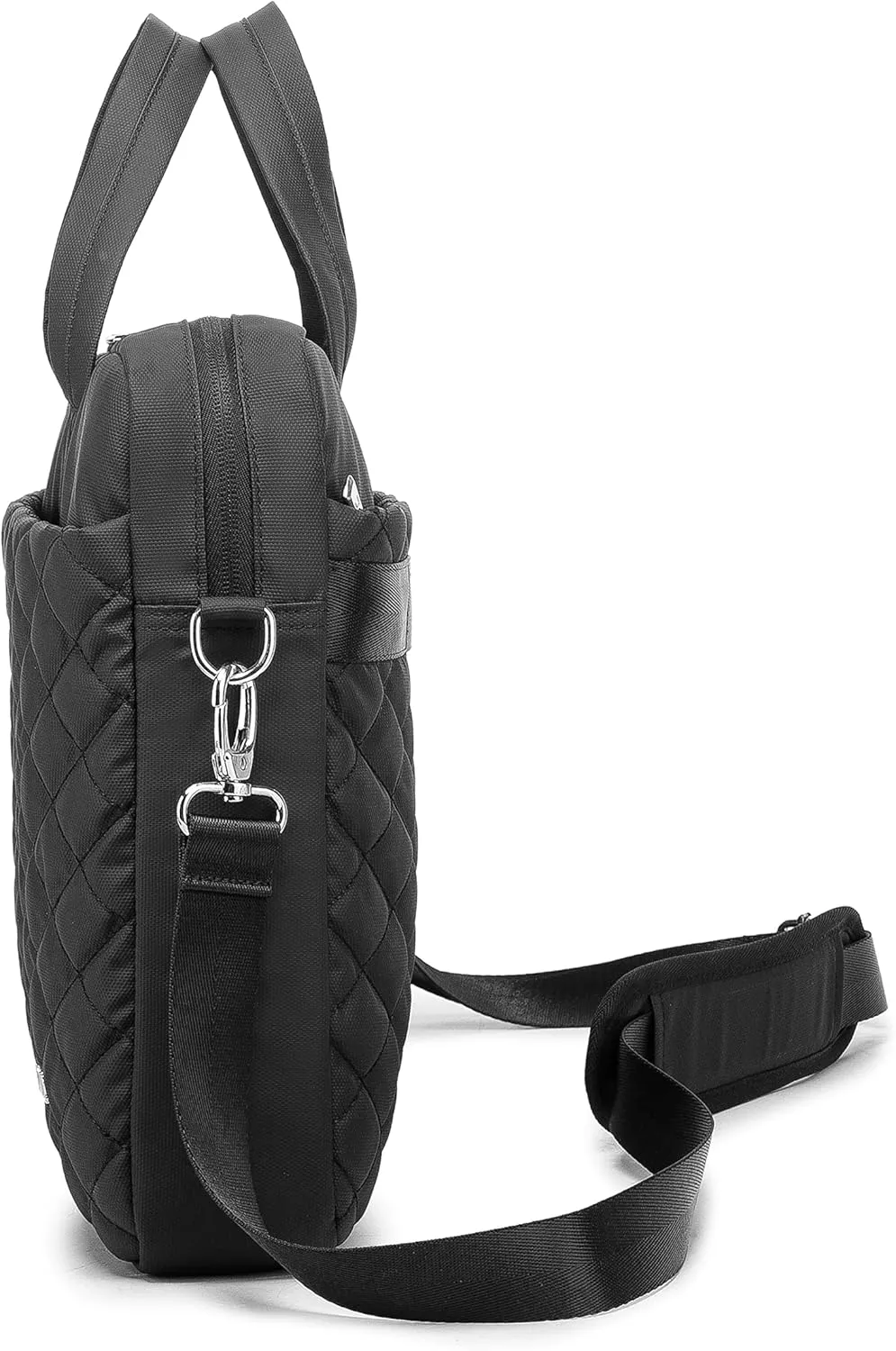 Kinmac Laptop Briefcases,Laptop Case Shoulder Bag With Muti-Pockets For MacBook Pro 16 inch and 15.6 inch to 16 inch Laptop (Black Embroider)