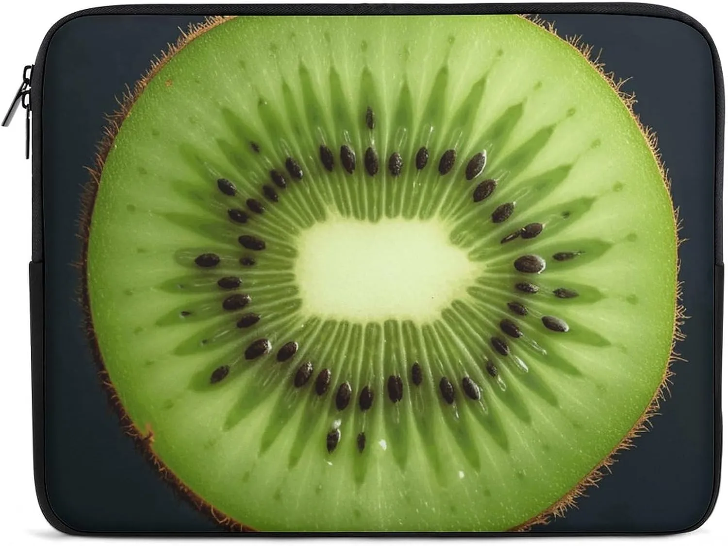 Kiwi Slice Laptop Sleeve Bag Kiwi Slice Laptop Bag Shockproof Computer Carrying Cover Slim Briefcase Handbag