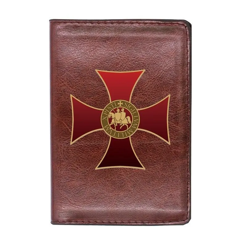Knights Templar Wallet - Cross Passport & Credit Card Holder