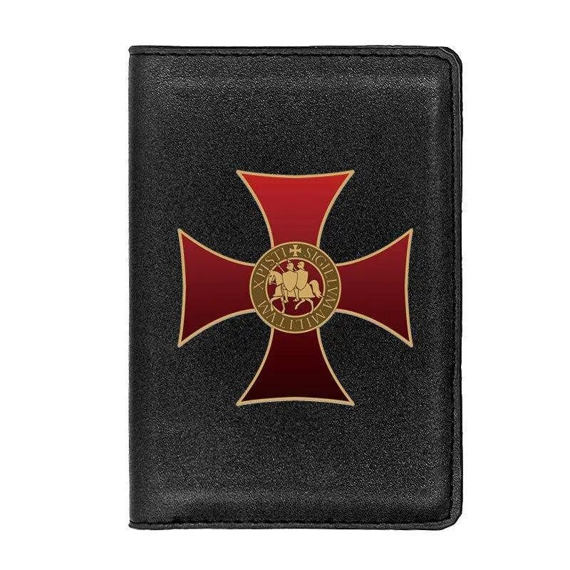 Knights Templar Wallet - Cross Passport & Credit Card Holder