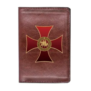 Knights Templar Wallet - Cross Passport & Credit Card Holder
