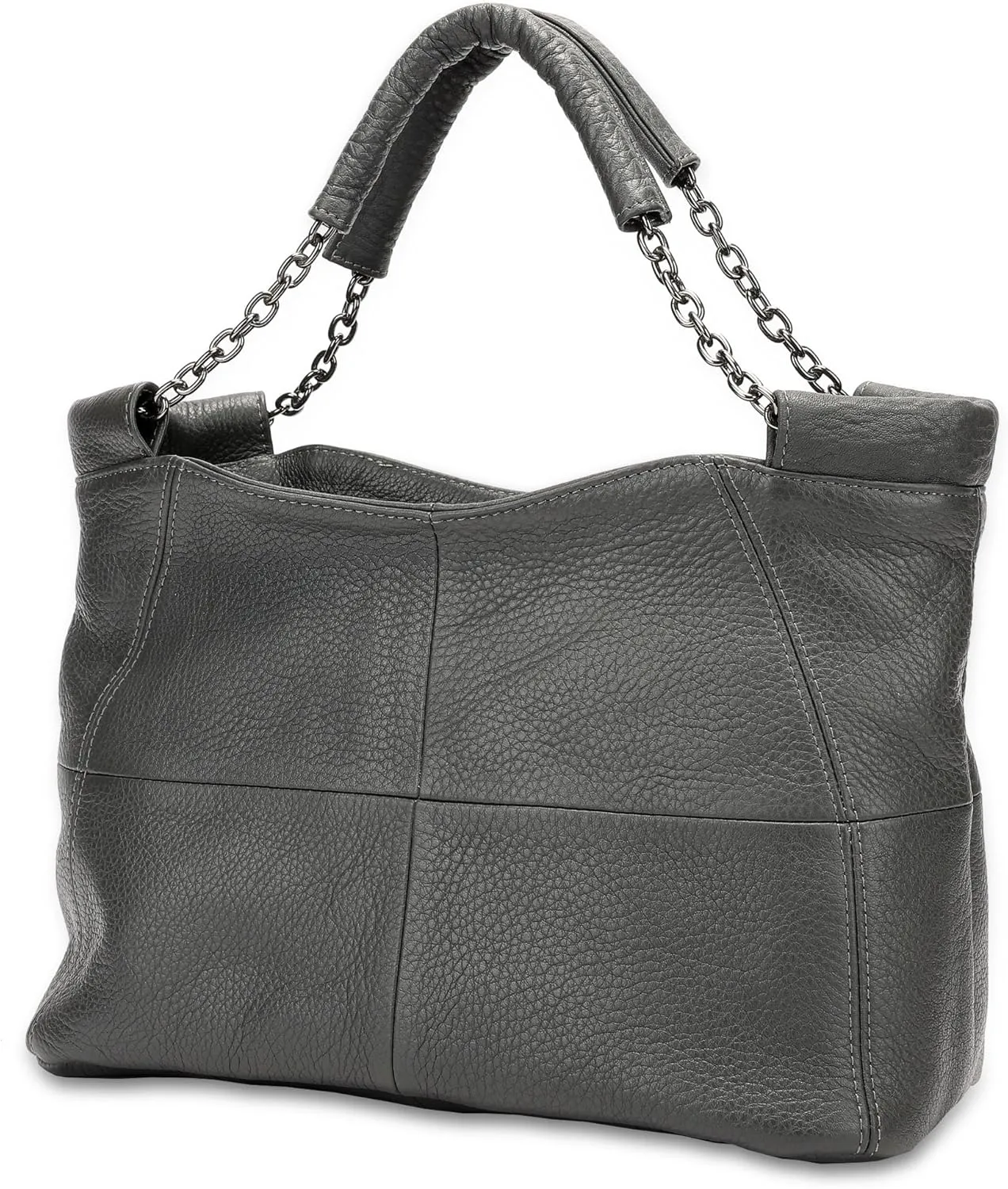 Ladies Crossbody Bag Multi Purpose Leather Handbag Adjustable Chain and Detachable Shoulder Bag