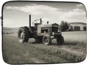 Laptop Case Sleeve 10 inch Laptop Bag Shockproof Computer Carrying Cover Protective Tractor Agriculture Tranquil Notebook Case