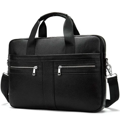 laptop Extra-large discount Genuine Leather bag Excellent service