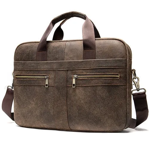 laptop Extra-large discount Genuine Leather bag Excellent service