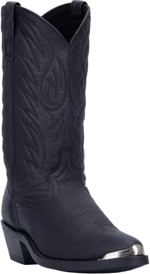 Laredo Western Boots Mens East Bound 12" Pig Leather 8.5 D Black 68610