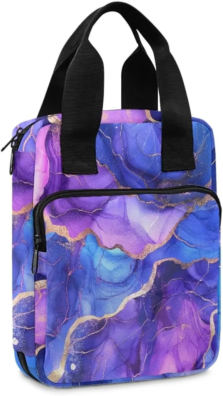 Large Bible Cover-Polyester Bible Cases for Women-Bible Bag Girls Bible Cover with Handle Zippered Pocket Pen Slots