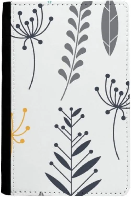 Leaf Specimen Flower Plant Paint Passport Holder Notecase Burse Wallet Cover Card Purse