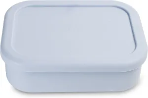 Leak Proof Bento Box Food-Grade Silicone Bento, BPA, Phthalate, Lead, & PVC Free - Lunch Box for Daycare, Kids, & Adults - Leak Resistant Sets With Lids Snack Box Container (Periwinkle)