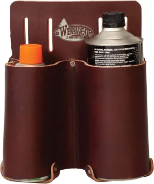 Leather Burgandy Fuel Can Holder