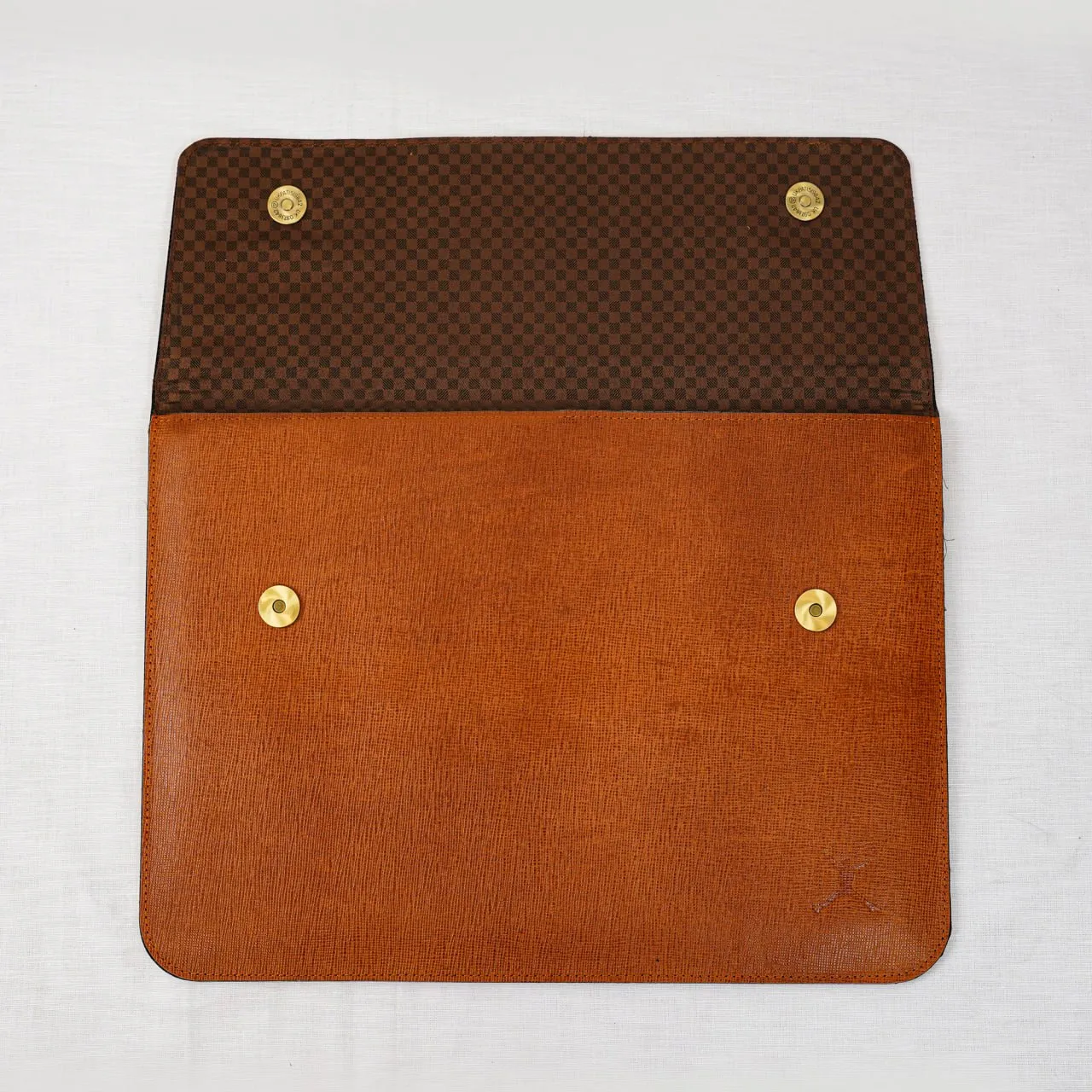 Leather Laptop Sleeve - Brown