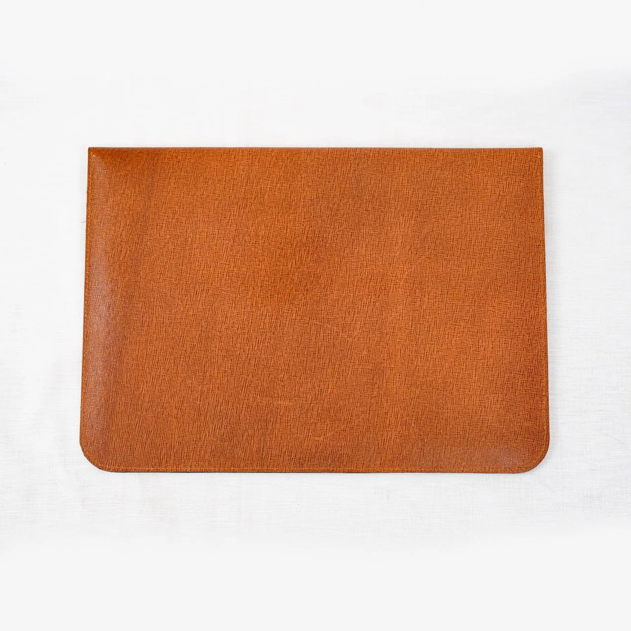 Leather Laptop Sleeve - Brown