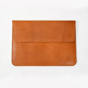 Leather Laptop Sleeve - Brown