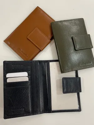 Leather Passport Holder Tan