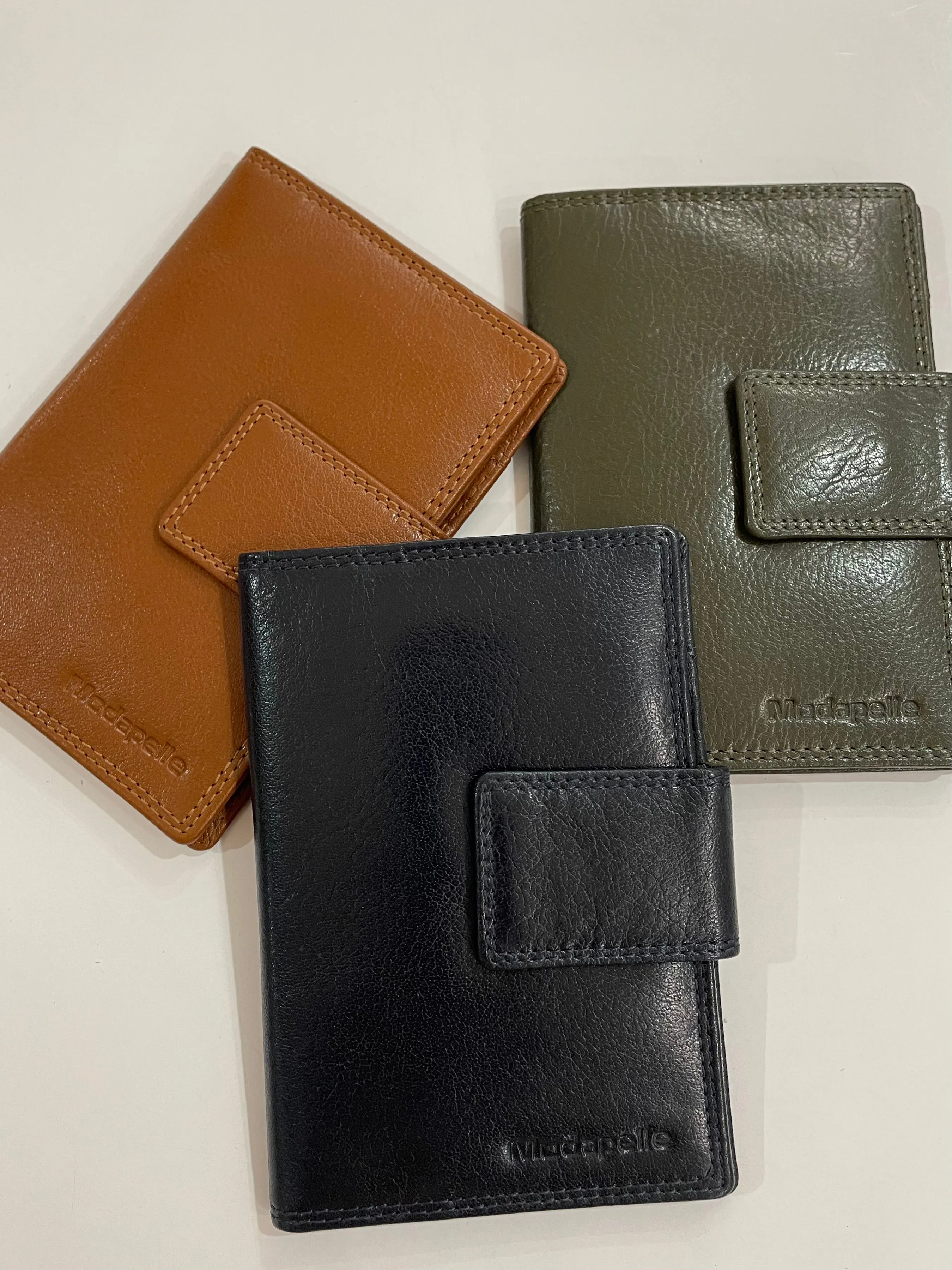 Leather Passport Holder Tan