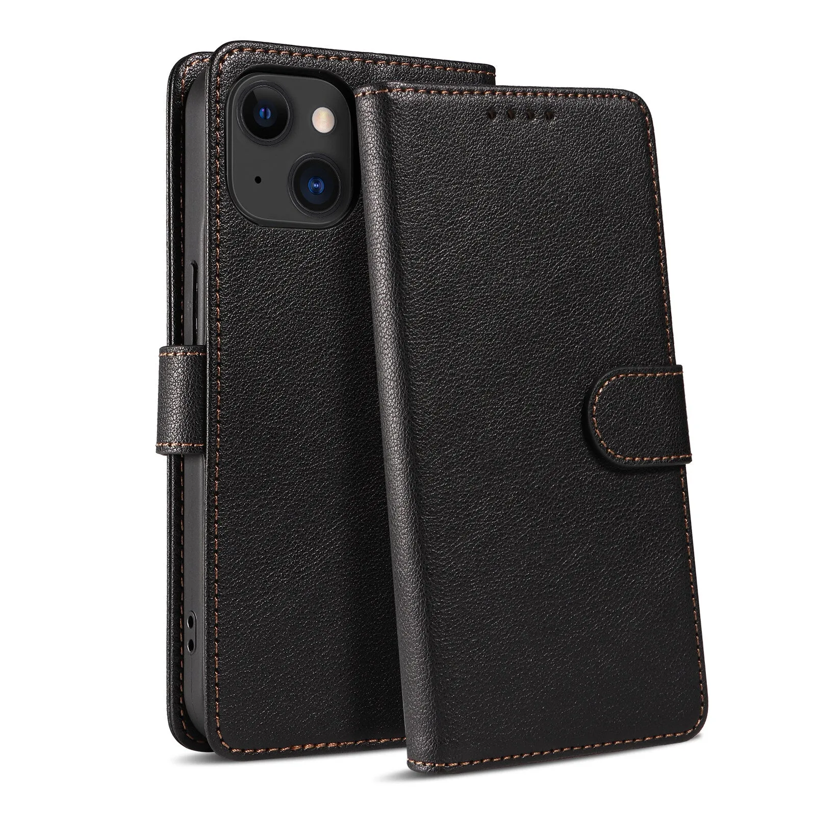Leather Phone Case For Iphone With RFID Protection