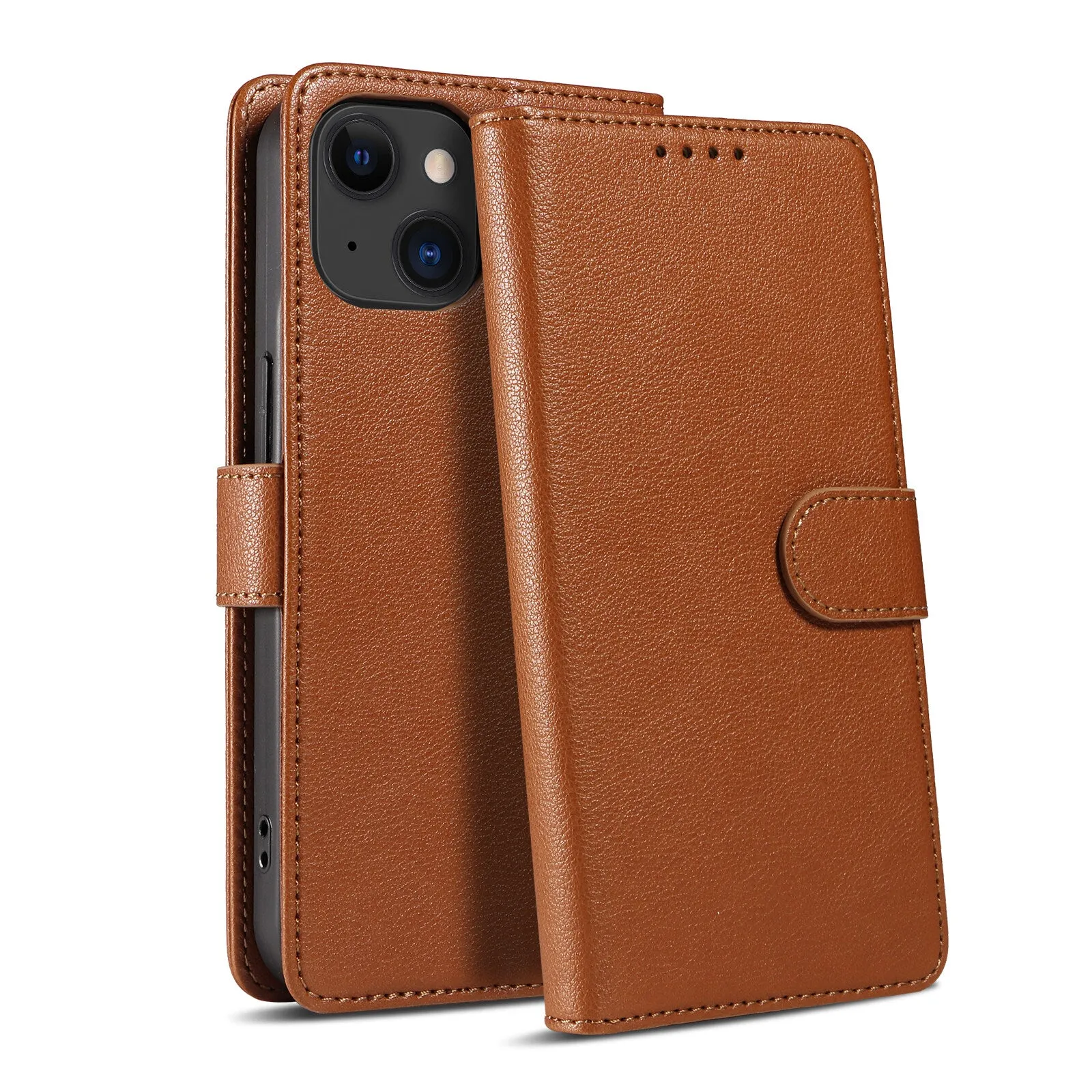 Leather Phone Case For Iphone With RFID Protection