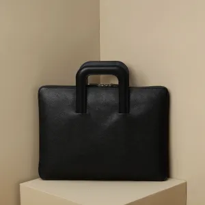 Leather Portfolio Zippered