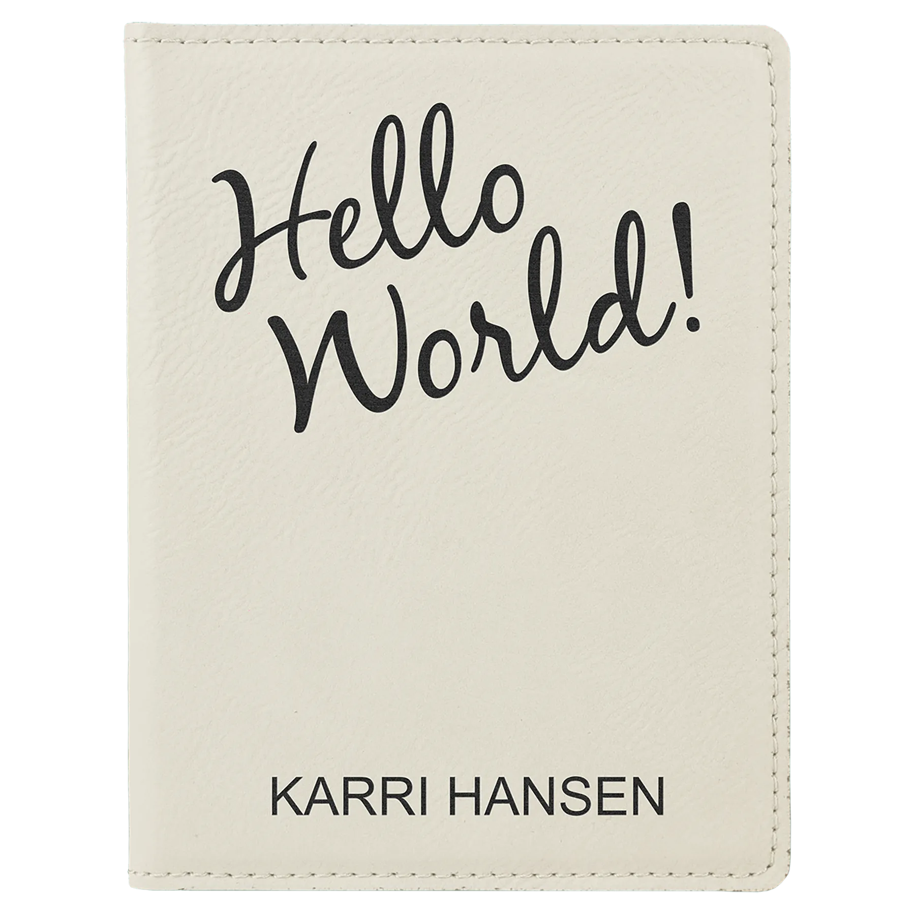 Leatherette Passport Holder