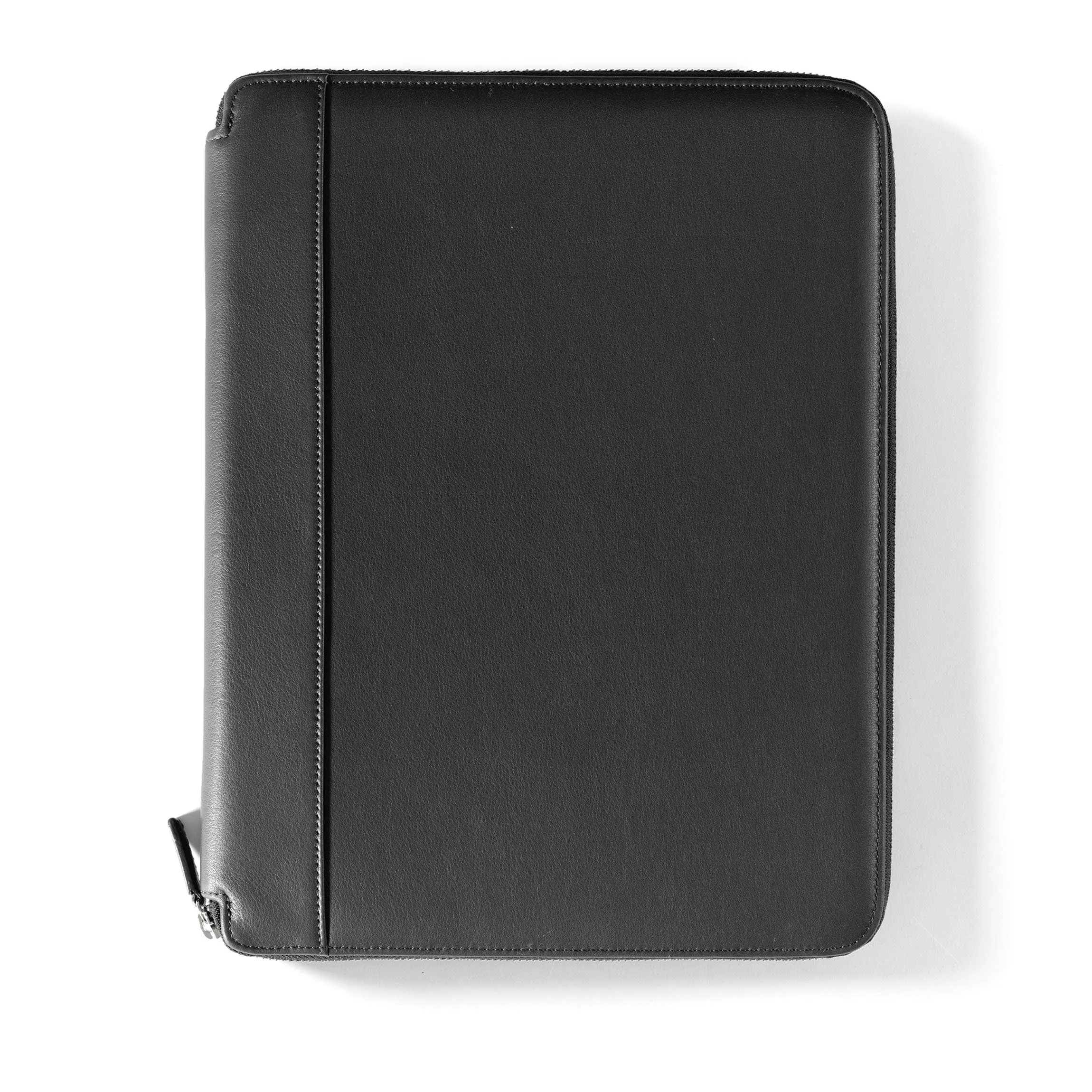 Left Handed Executive Zippered Portfolio Black Onyx