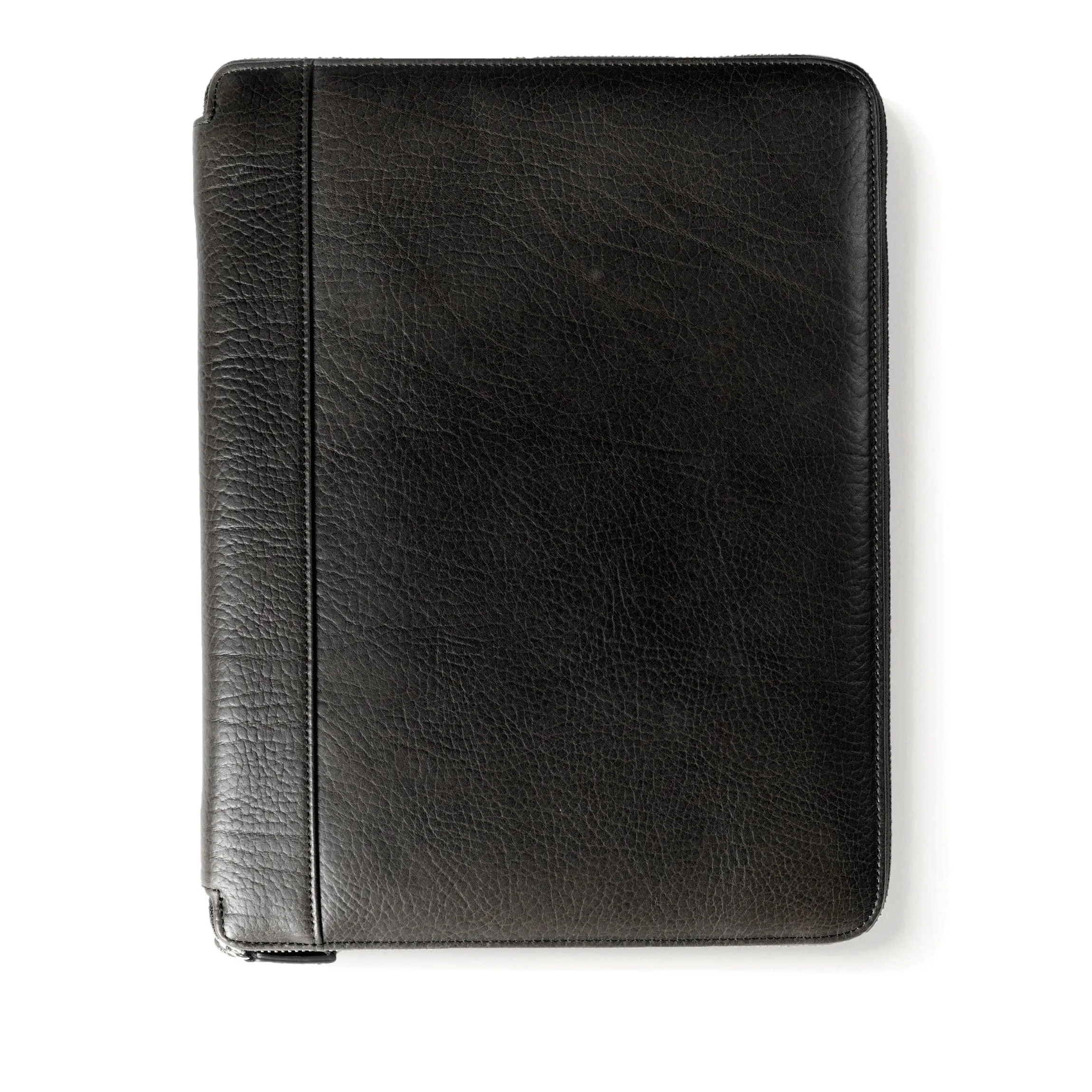 Left Handed Executive Zippered Portfolio Ebony