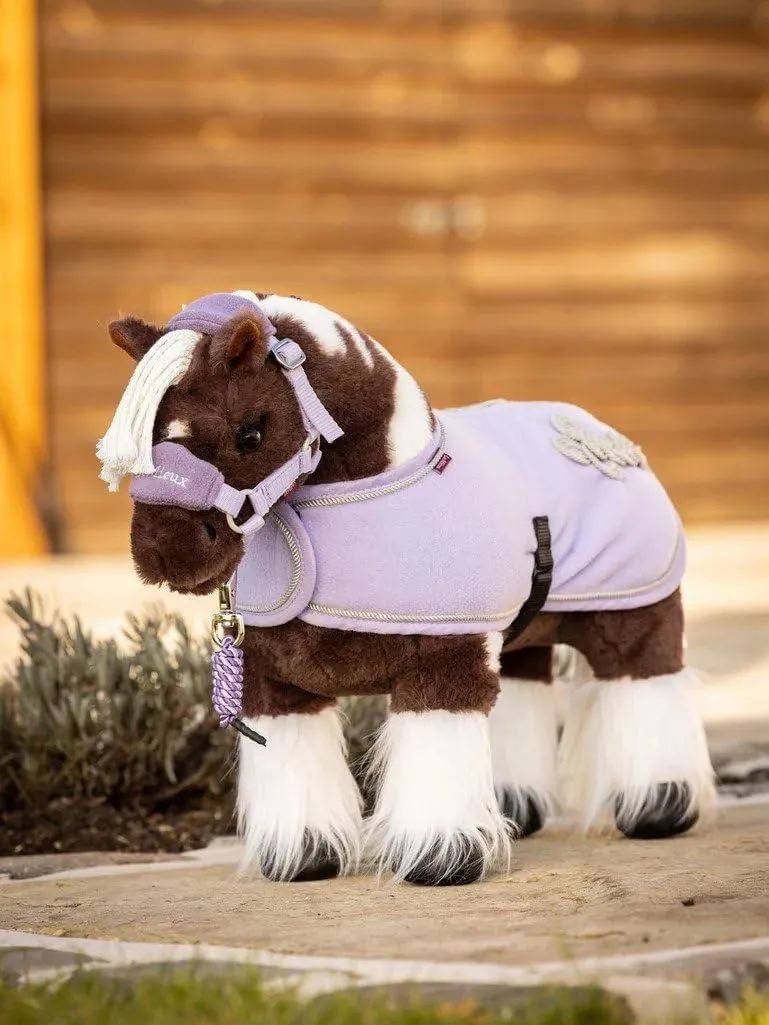 LeMieux Toy Pony Dazzle for Kids - Brown Skewbald - Soft Coat - Flexible - Pretend Play - Stuffed Animal Horse - Gift for Kids - Suitable for Ages 3 Years  