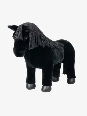 LeMieux Toy Pony Skye for Kids - Soft Black Coat - Flexible - Pretend Play - Stuffed Animal Horse - Gift for Kids - Suitable for Ages 3 Years  