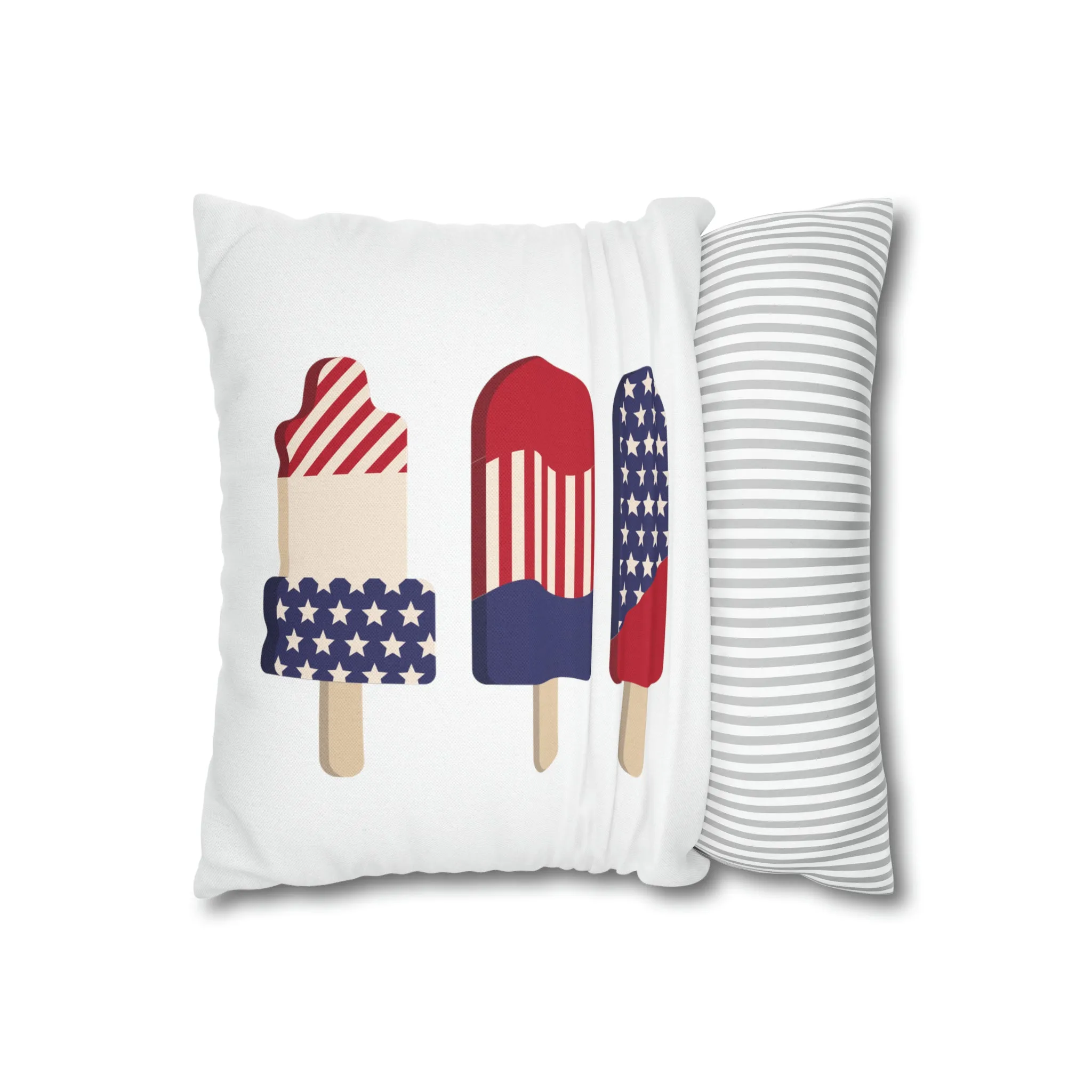 Liberty-Statue-Spun Polyester Square Pillow Case