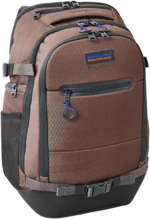 Lip Curl Backpack 13.8 gal (35 L) (Lightweight F-Light Series) [157MBA/F-LIGHT POSSE SEARCH] Multifunction ROCK 1SZ, ROCK, 1SZ